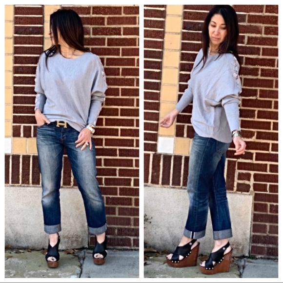 ✨LAST ONES✨PARIS side detail beautiful sweater - Picture 3 of 8